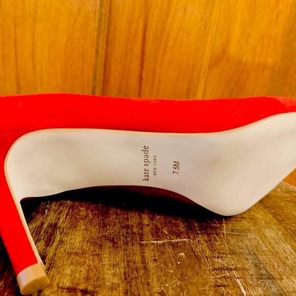 Kate Spade NY Vida suede upper heeled pump - Picture 7 of 7